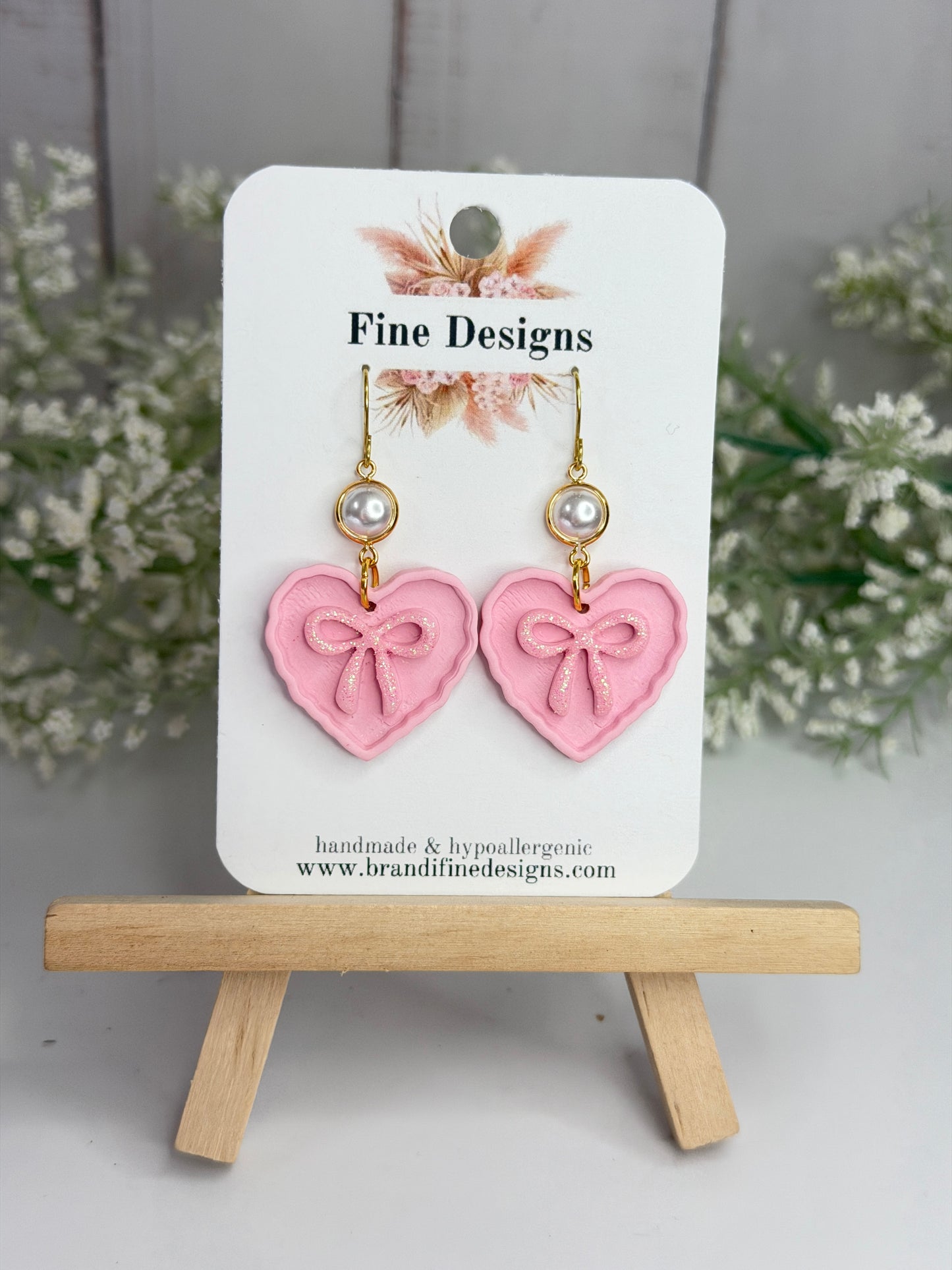 Pearl Heart Bow