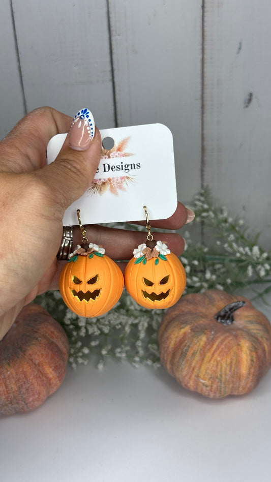 Floral 3D Pumpkin