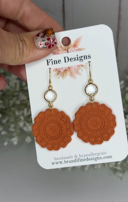 Burnt Orange Dangle