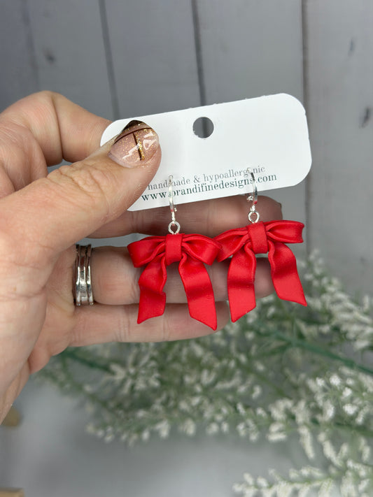 Red Bow (gold & silver options)