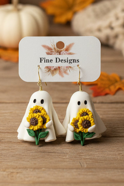 Ghost with Sunflowers