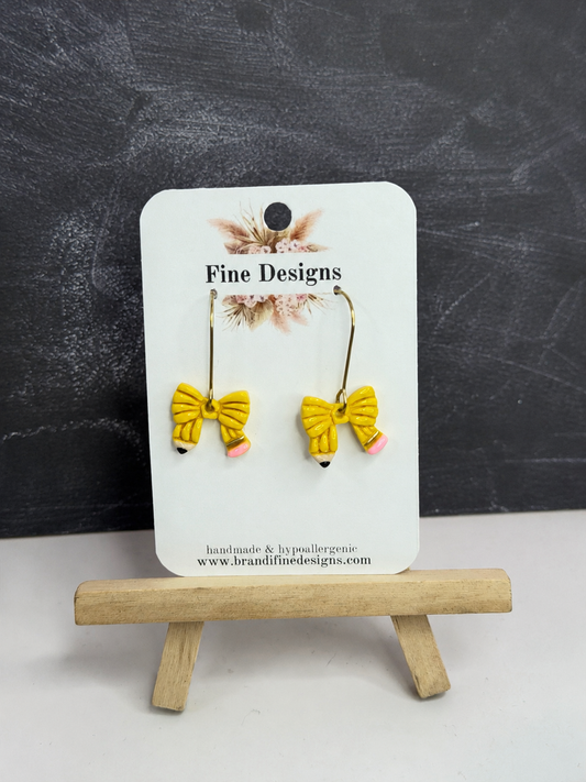Pencil Bow Dangle