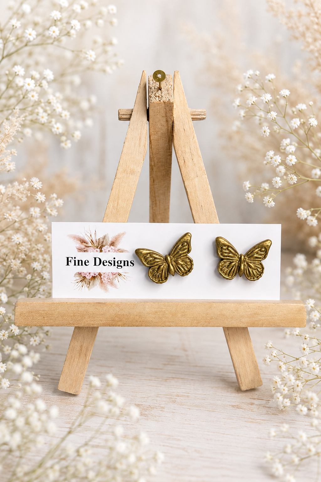 Butterfly Stud