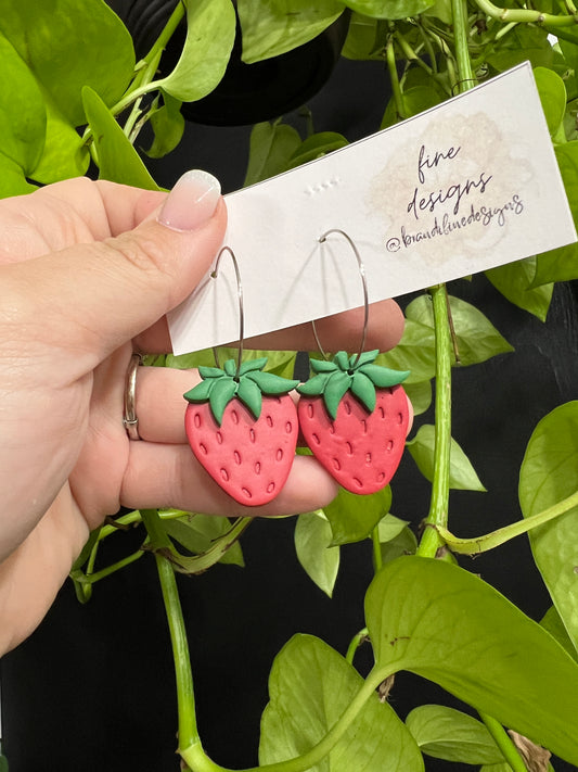 Large Strawberry on Hoops