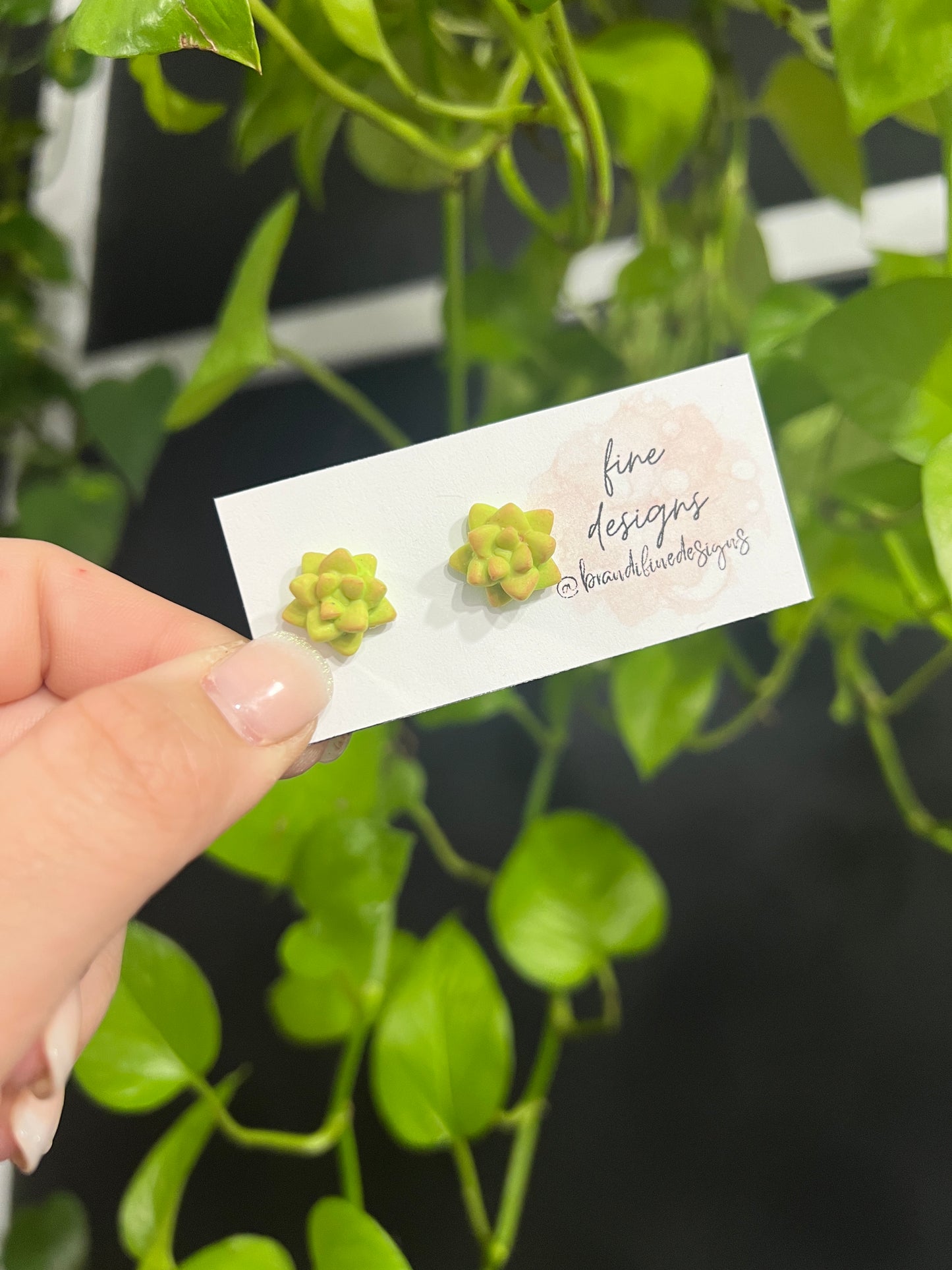 Mini Succulent Stud